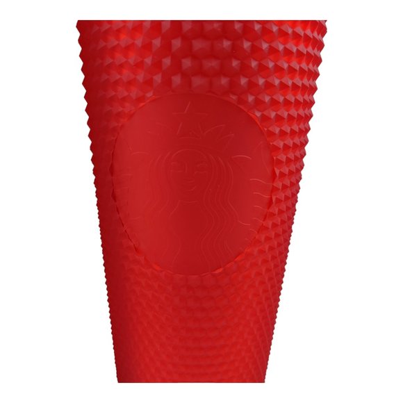 Lot of 3 Starbucks Studded Tumblers 24 Ounces Pink Red Glow In The Dark Neon - Picture 4 of 12